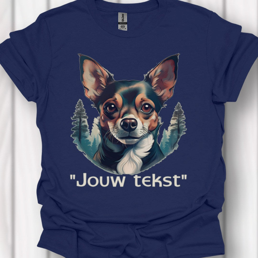 Chihuahua "jouw tekst" T‑shirt