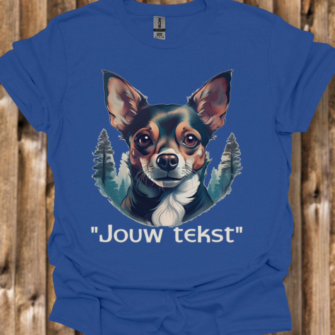 Chihuahua "jouw tekst" T‑shirt