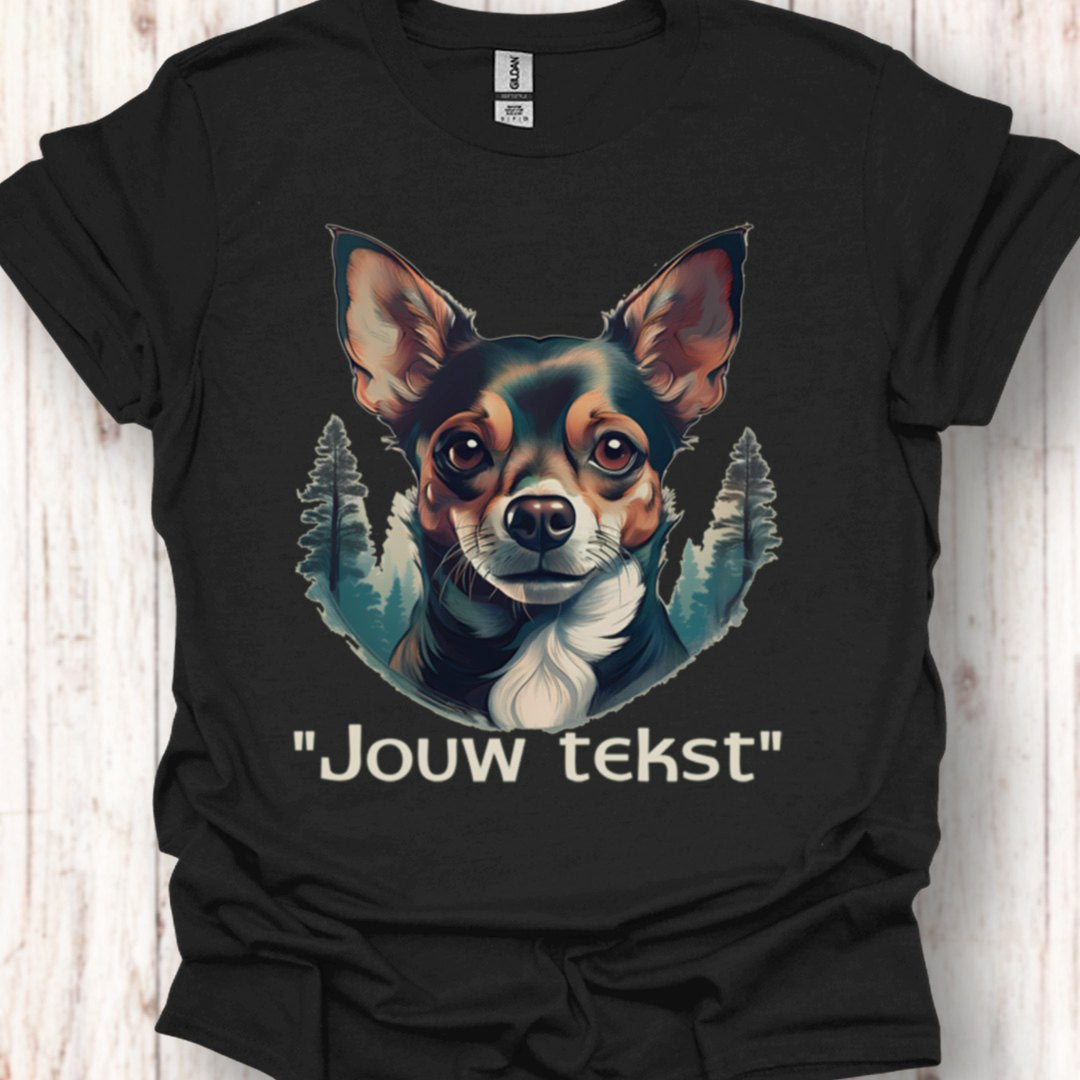 Chihuahua "jouw tekst" T‑shirt
