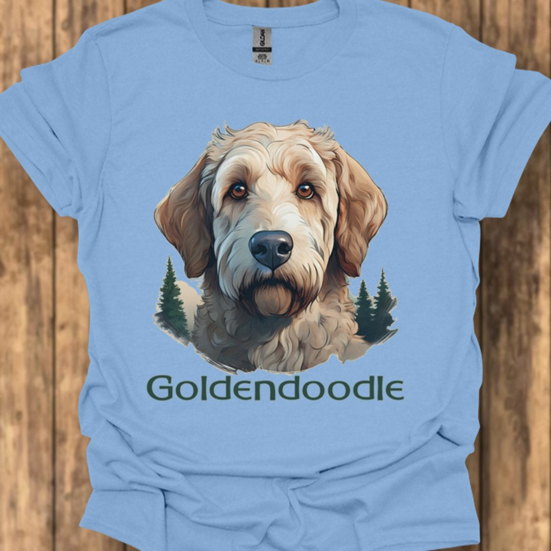 Goldendoodle met rasnaam T‑shirt