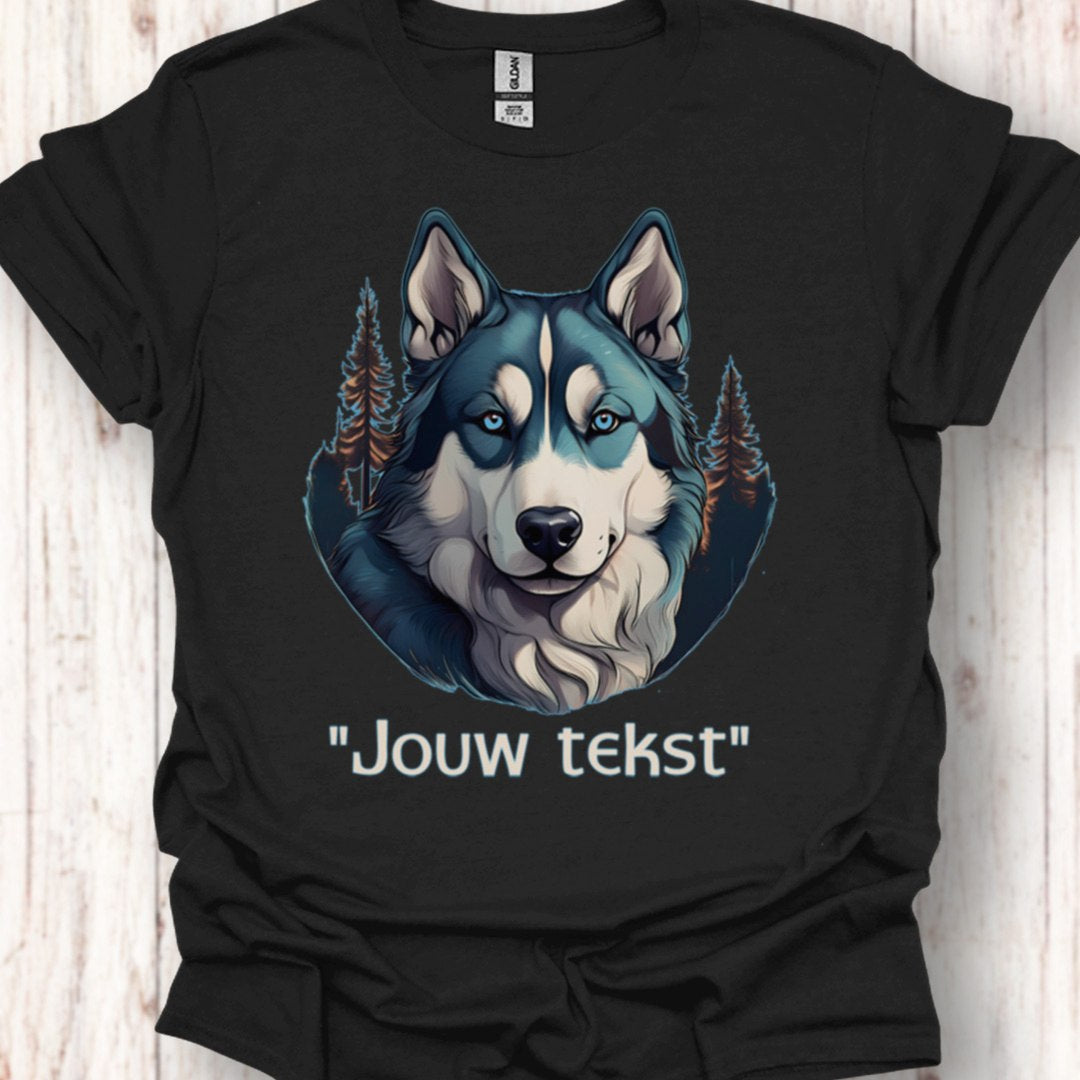 Husky "jouw tekst"T‑shirt