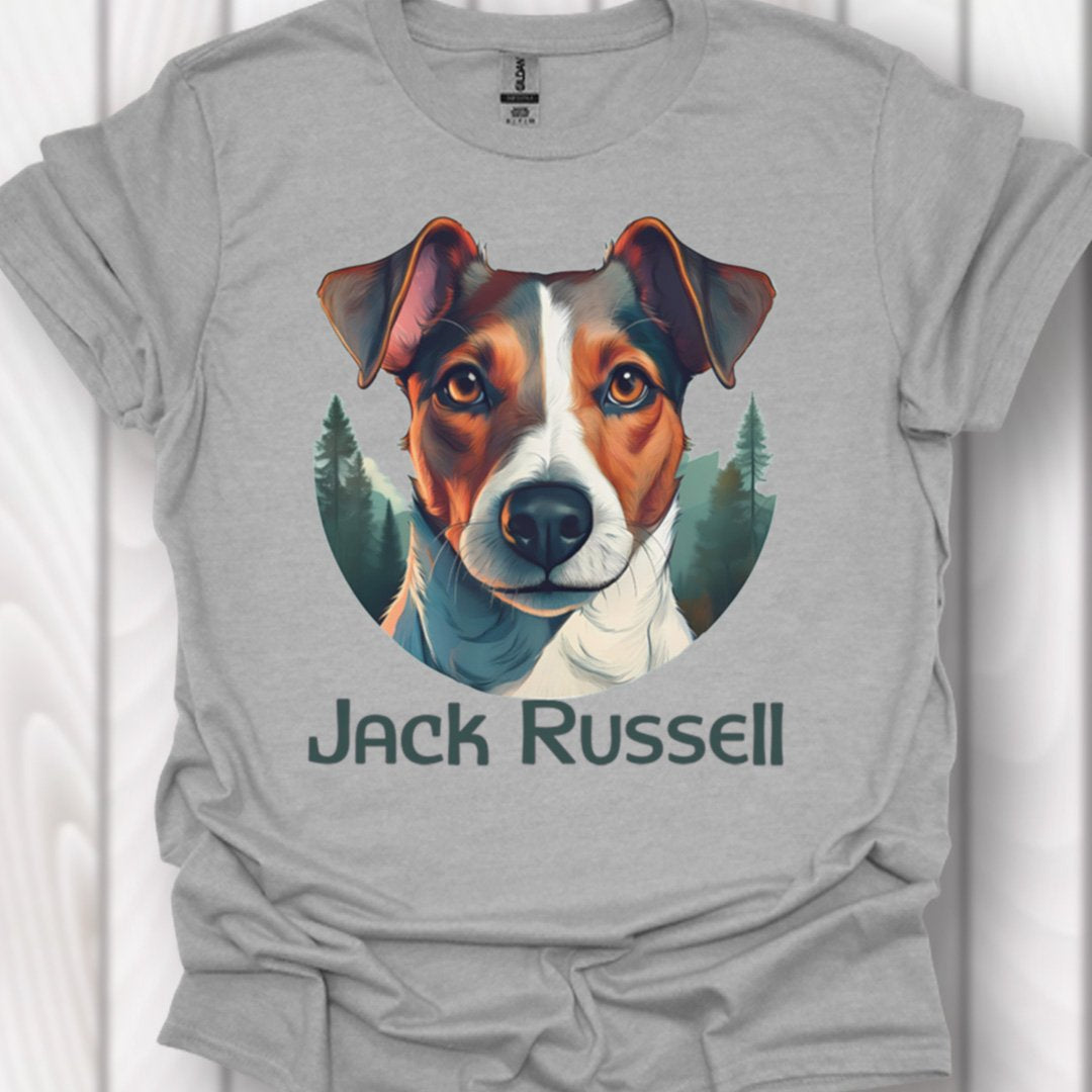Jack Russell met rasnaam T‑shirt