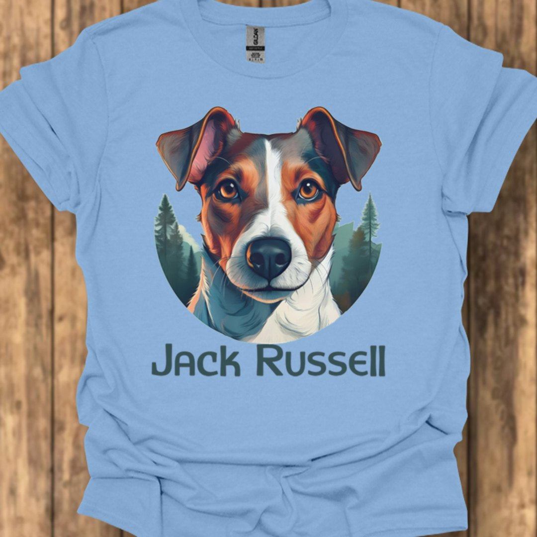 Jack Russell met rasnaam T‑shirt