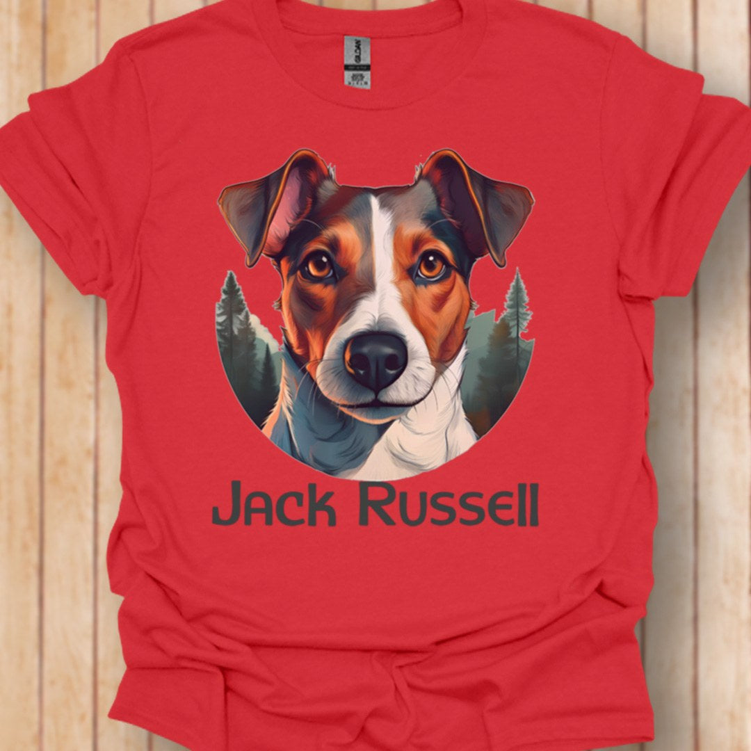 Jack Russell met rasnaam T‑shirt