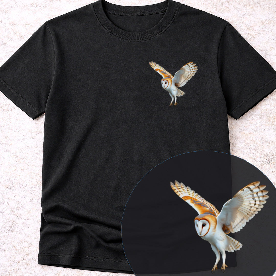 Kerkuil jagend Bio T‑Shirt