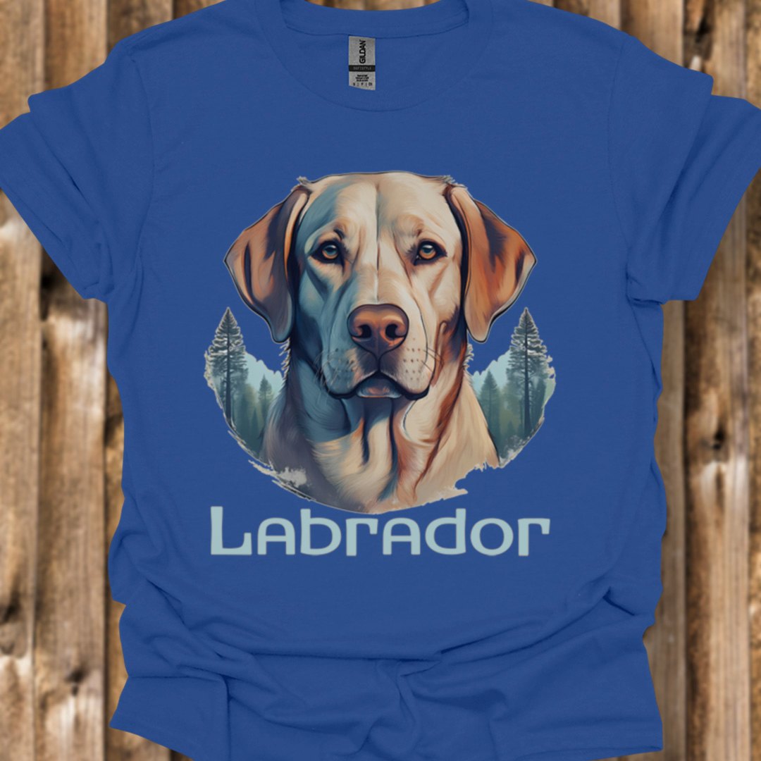 Labrador met rasnaam T‑shirt