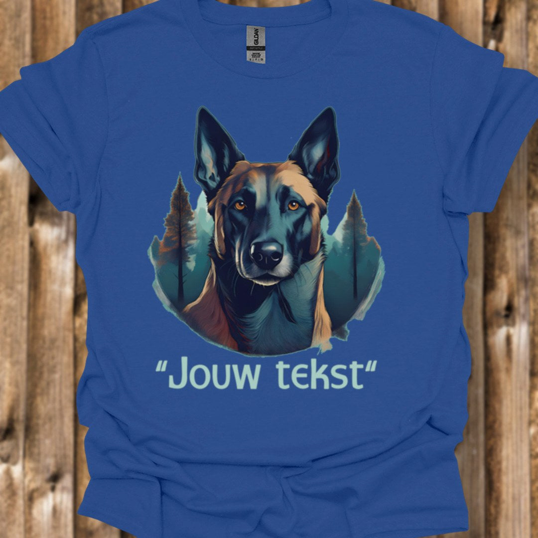 Mechelse herder "jouw tekst" T‑shirt