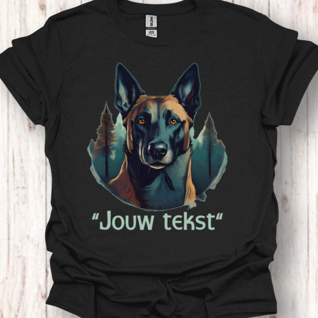 Mechelse herder "jouw tekst" T‑shirt
