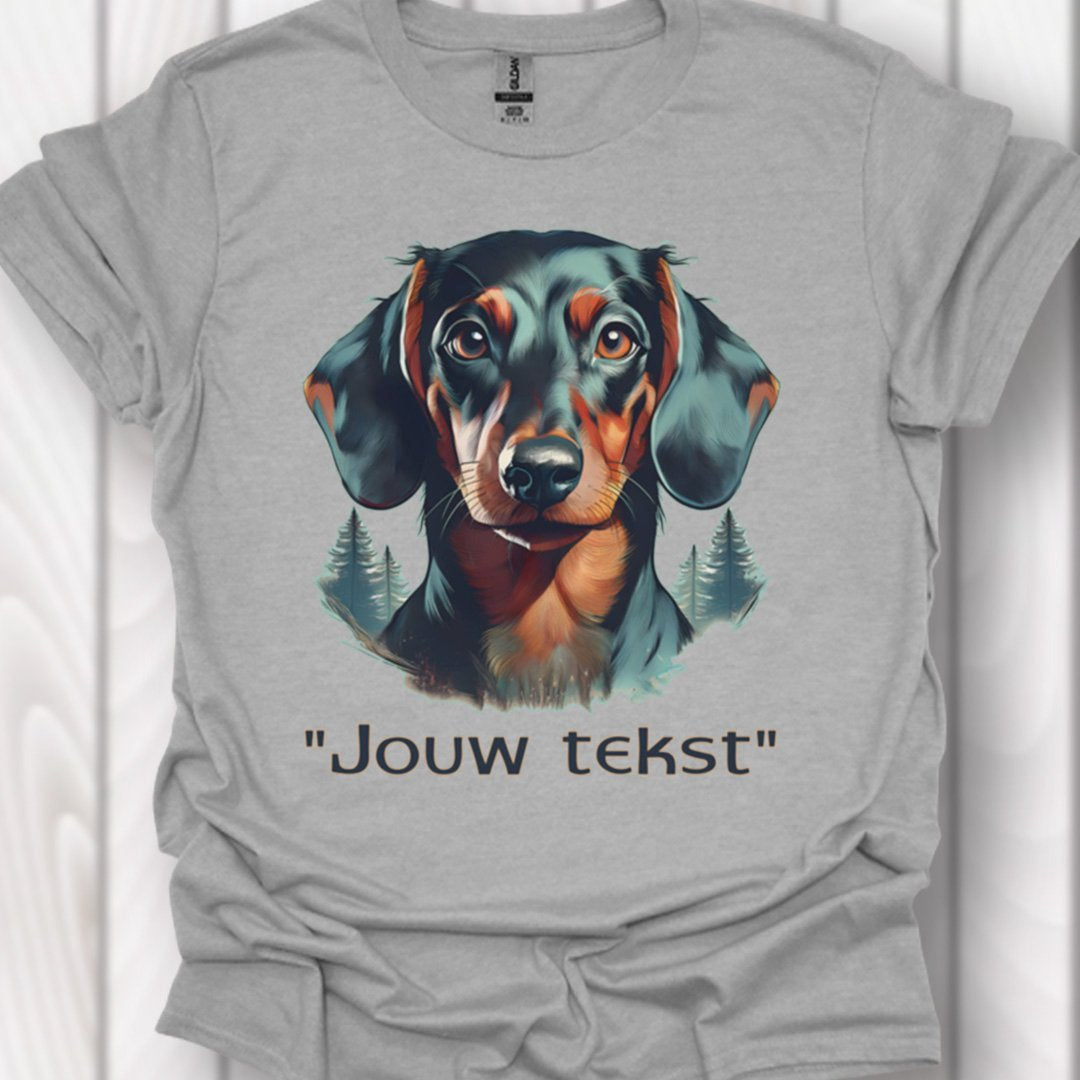 Tekkel "jouw tekst" T‑shirt