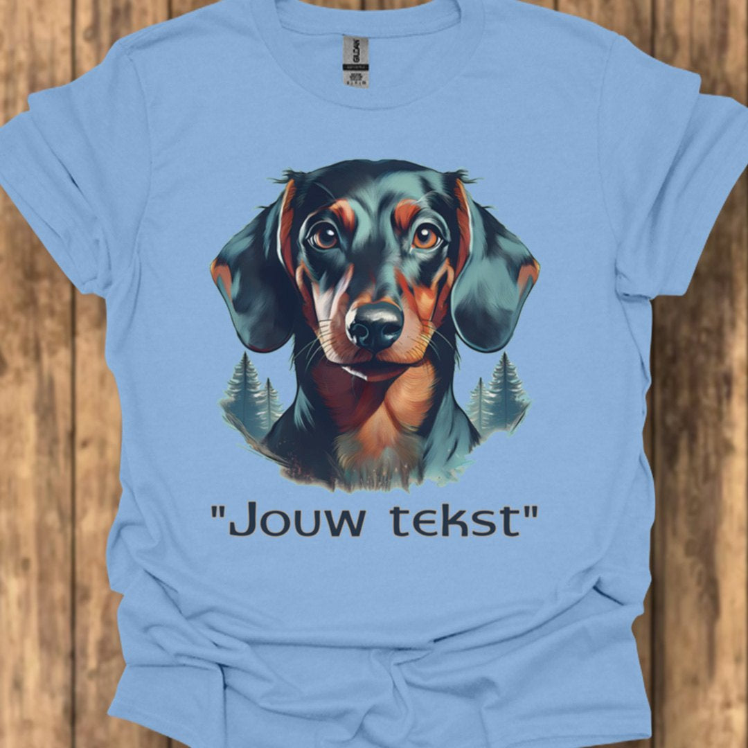 Tekkel "jouw tekst" T‑shirt