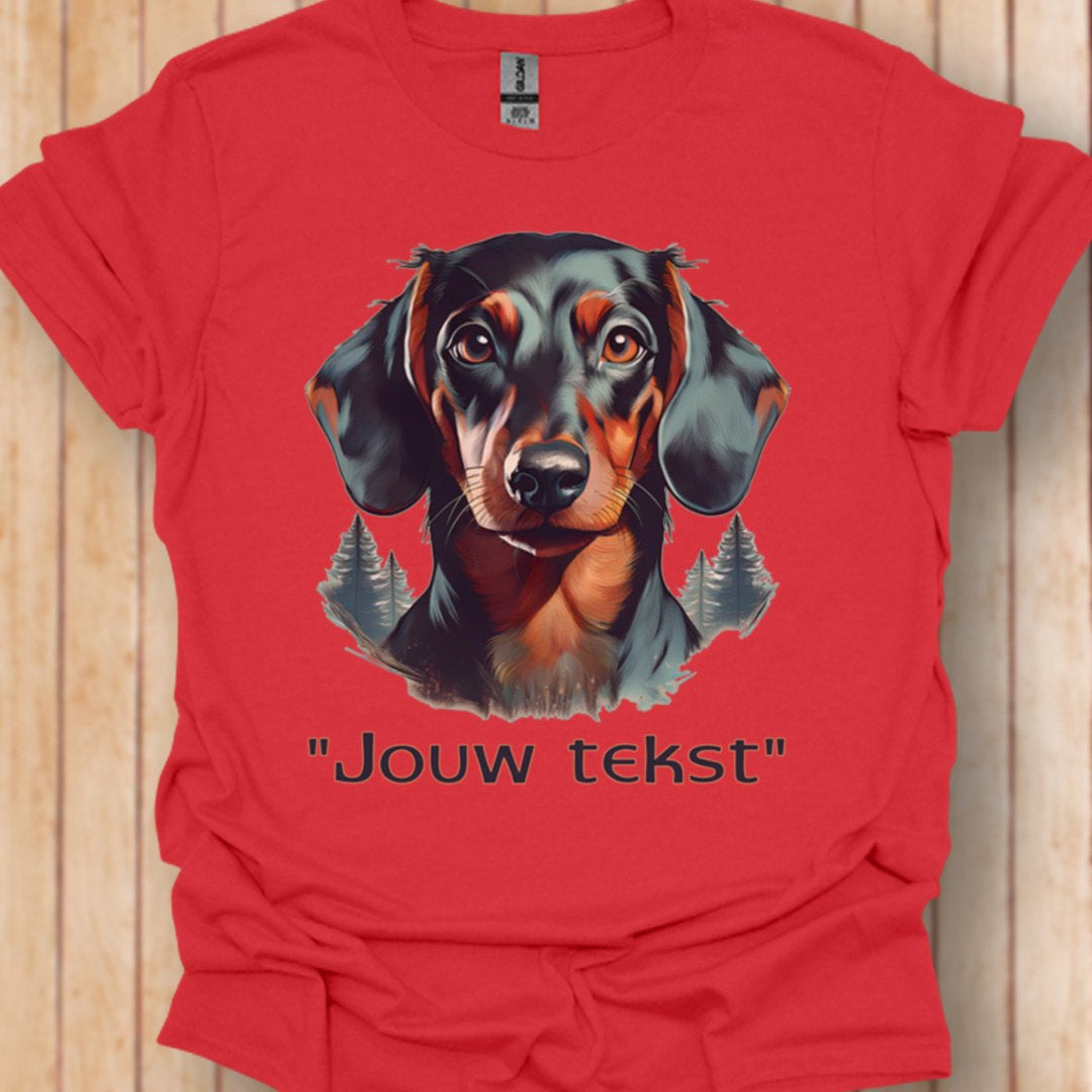 Tekkel "jouw tekst" T‑shirt