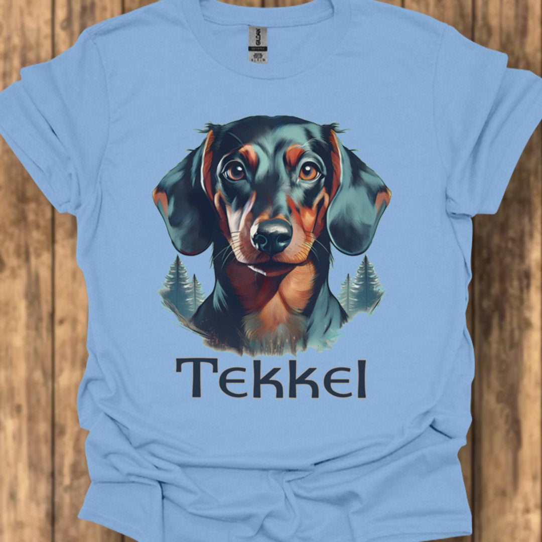 Tekkel met rasnaam T‑shirt