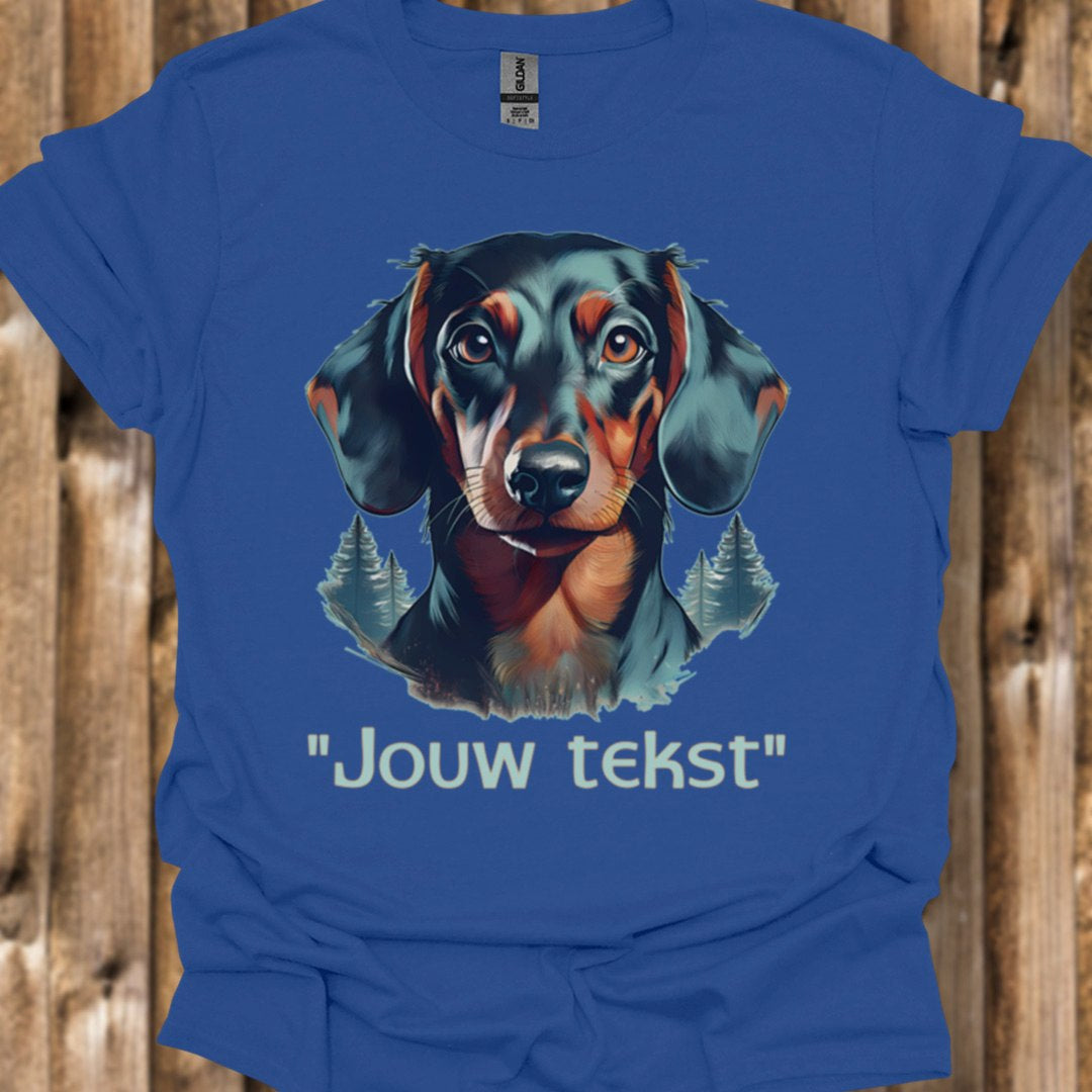 Tekkel "jouw tekst" T‑shirt