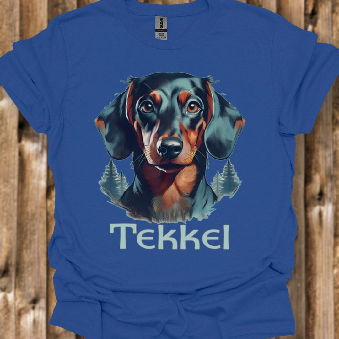 Tekkel met rasnaam T‑shirt