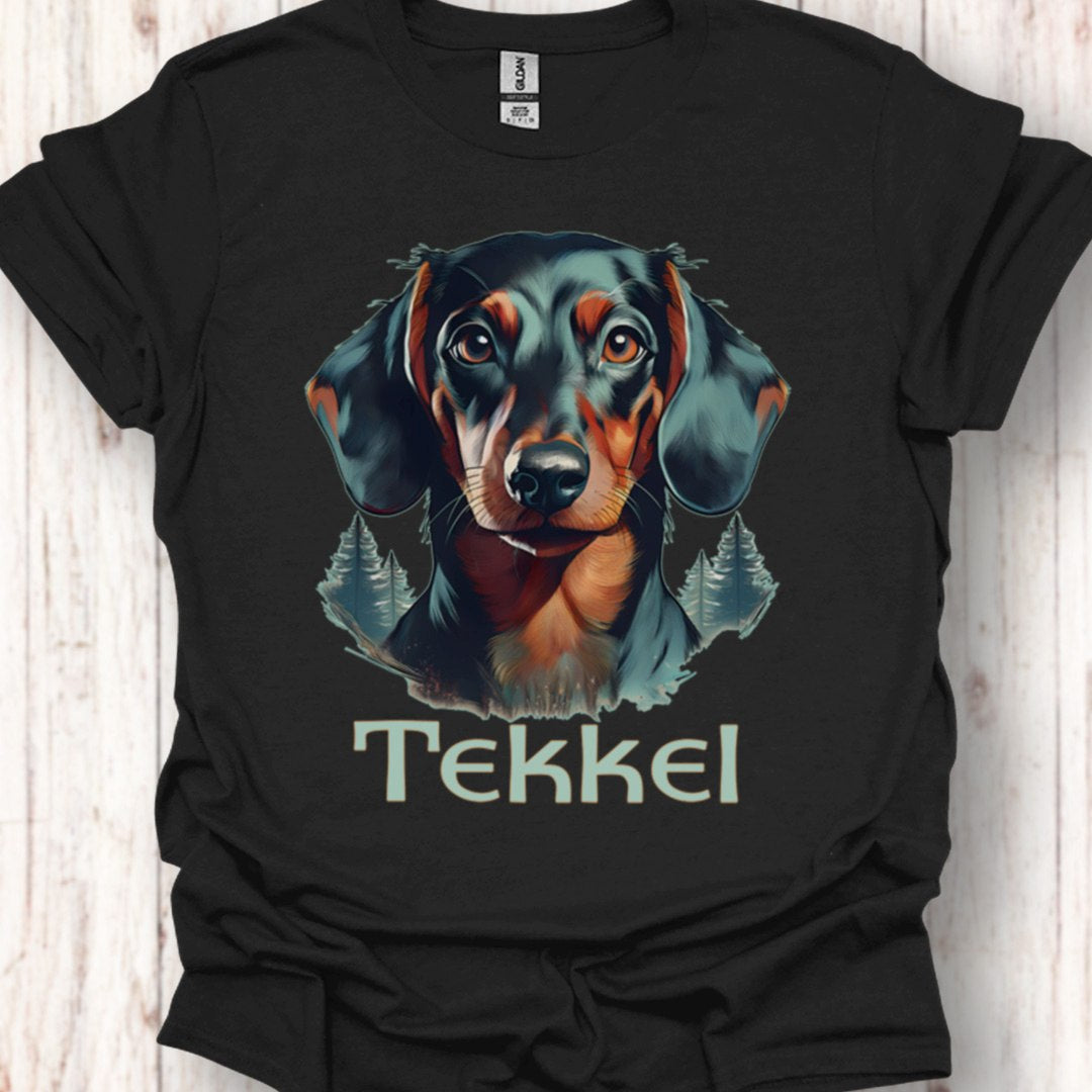 Tekkel met rasnaam T‑shirt