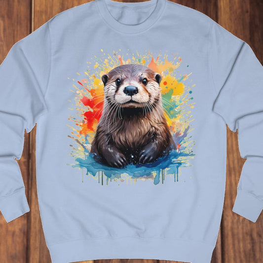 Otter splash sweatshirt