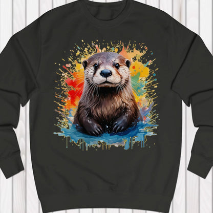 Otter splash sweatshirt