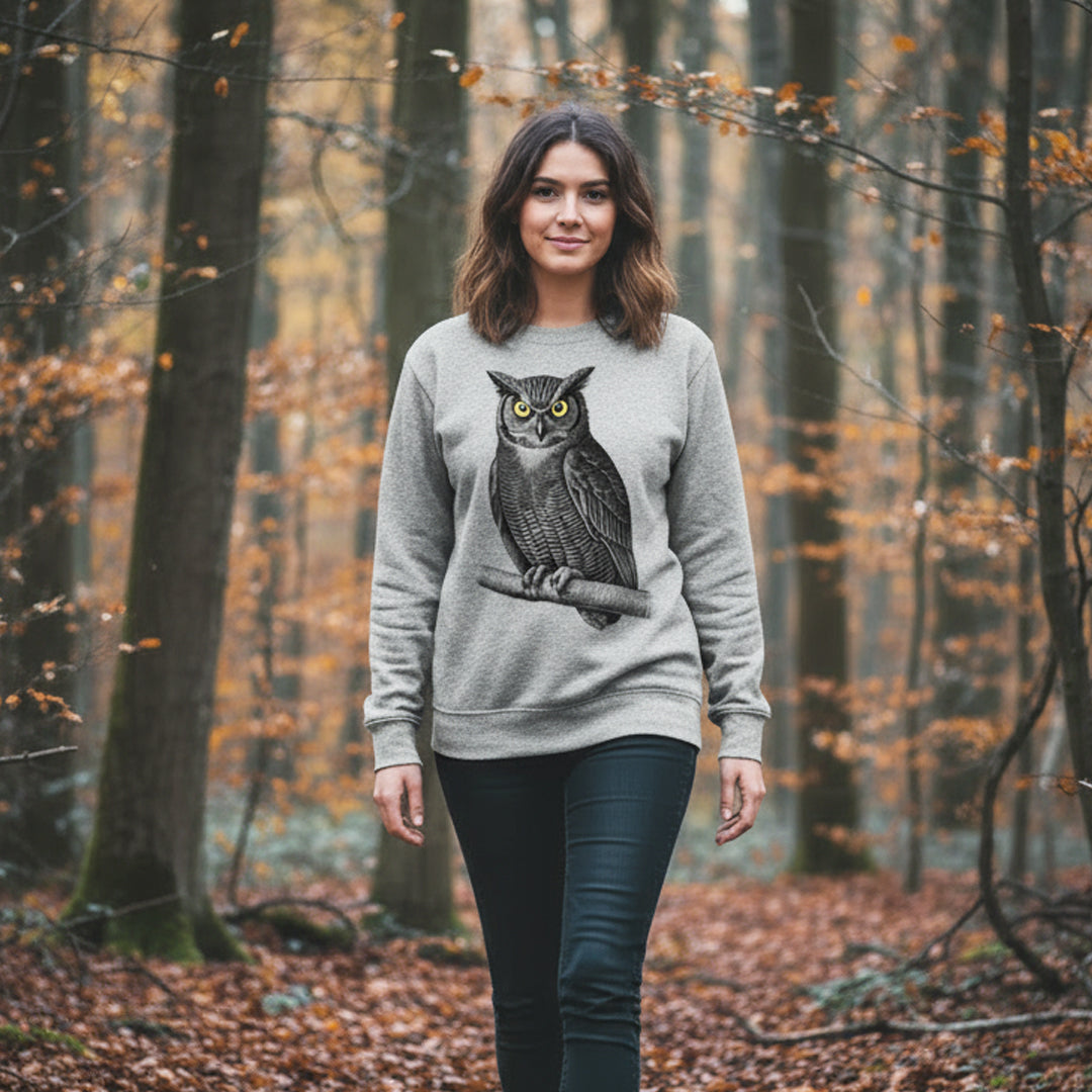 Wijze uil sweatshirt