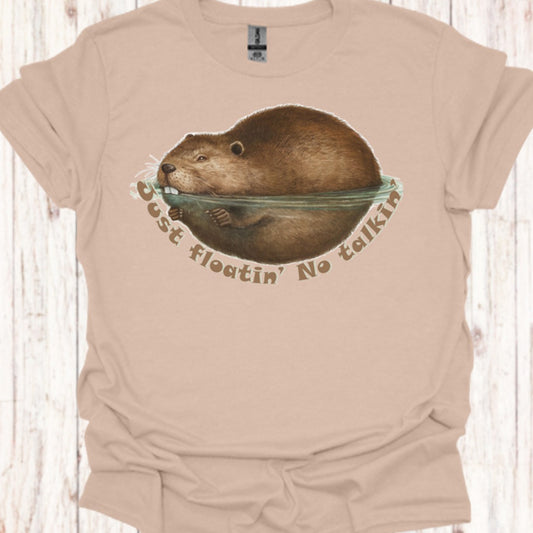 Just Floatin' No Talkin' T‑Shirt