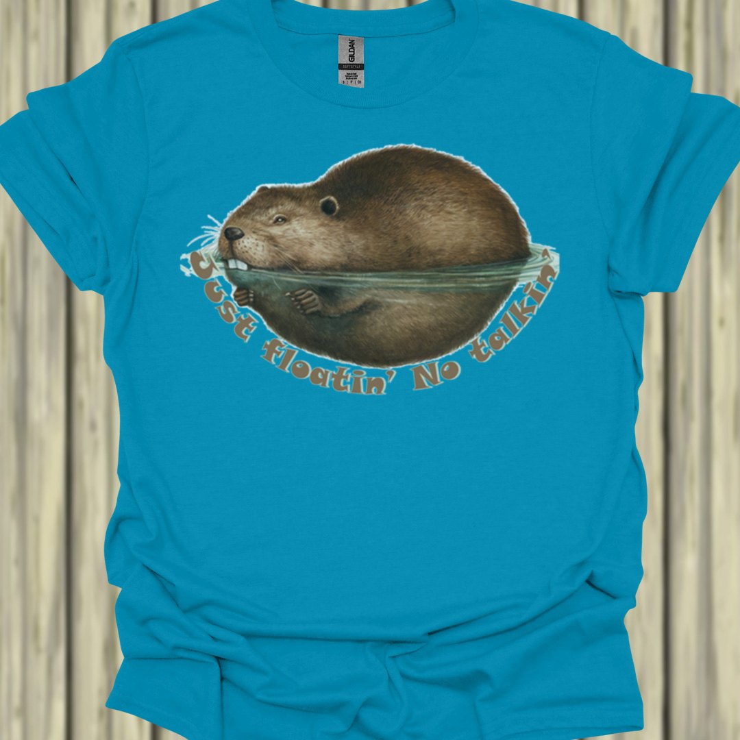 Just Floatin' No Talkin' T‑Shirt