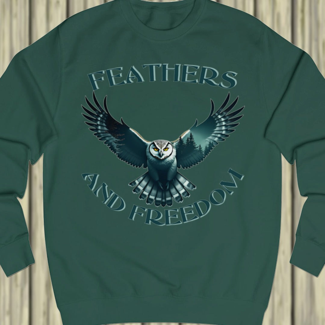 Feathers and Freedom sweatshirt