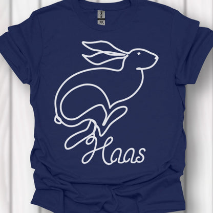 Hare line drawing white timeless T-shirt