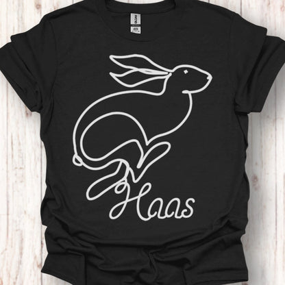 Hare line drawing white timeless T-shirt