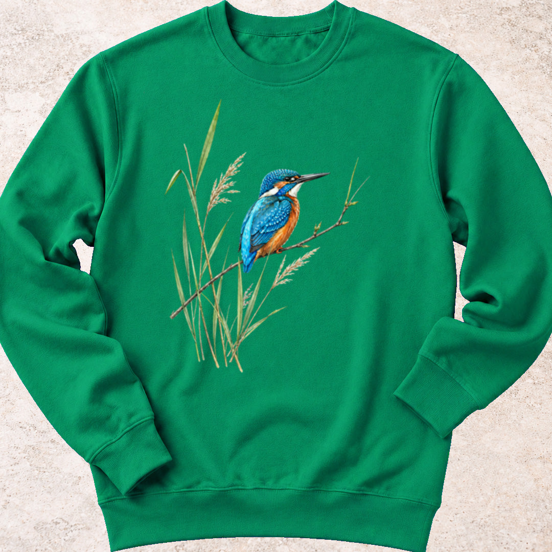 IJsvogel tussen riet Sweatshirt