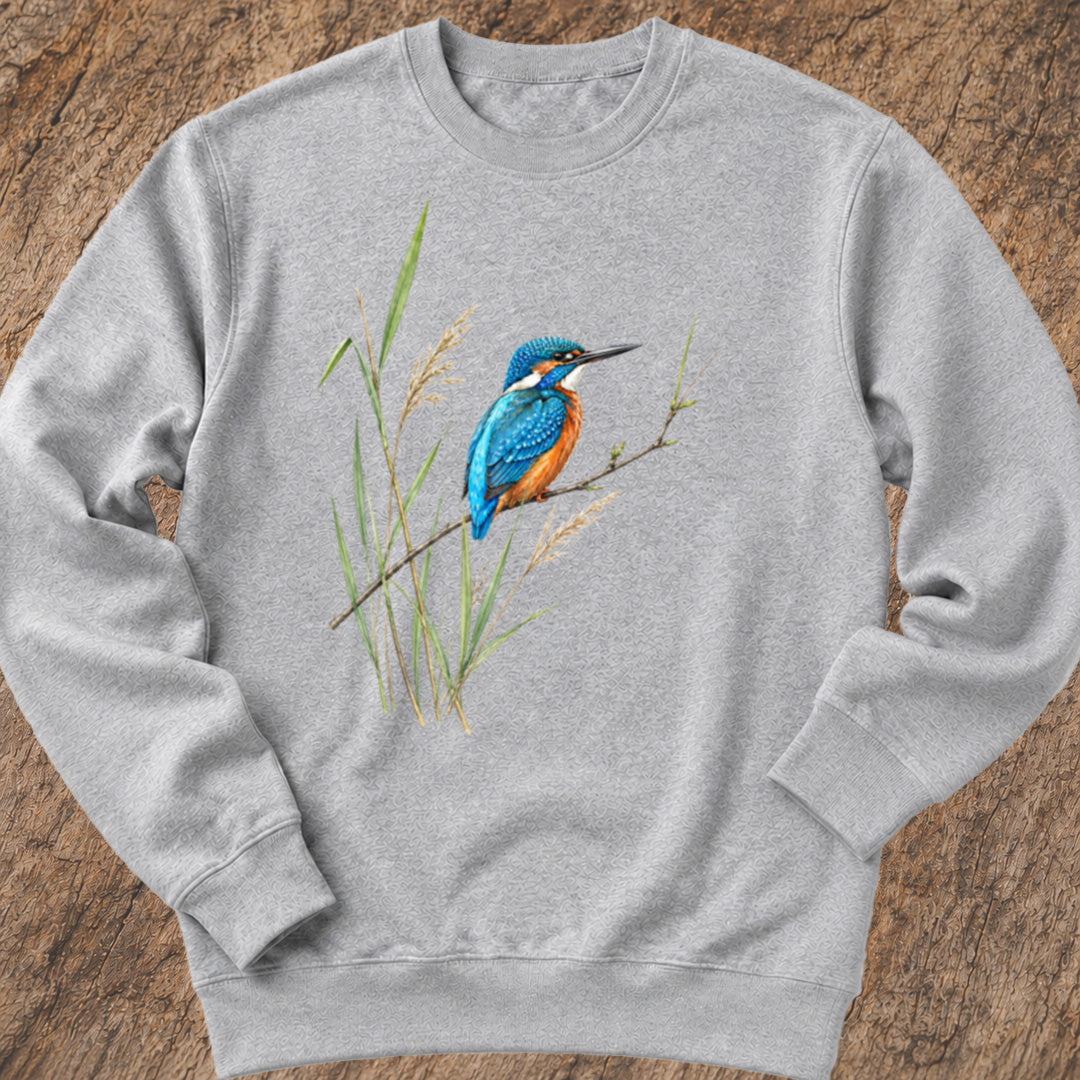 IJsvogel tussen riet Sweatshirt