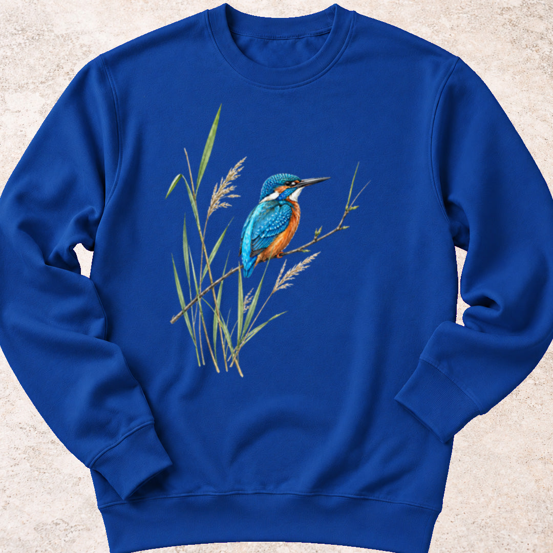 IJsvogel tussen riet Sweatshirt