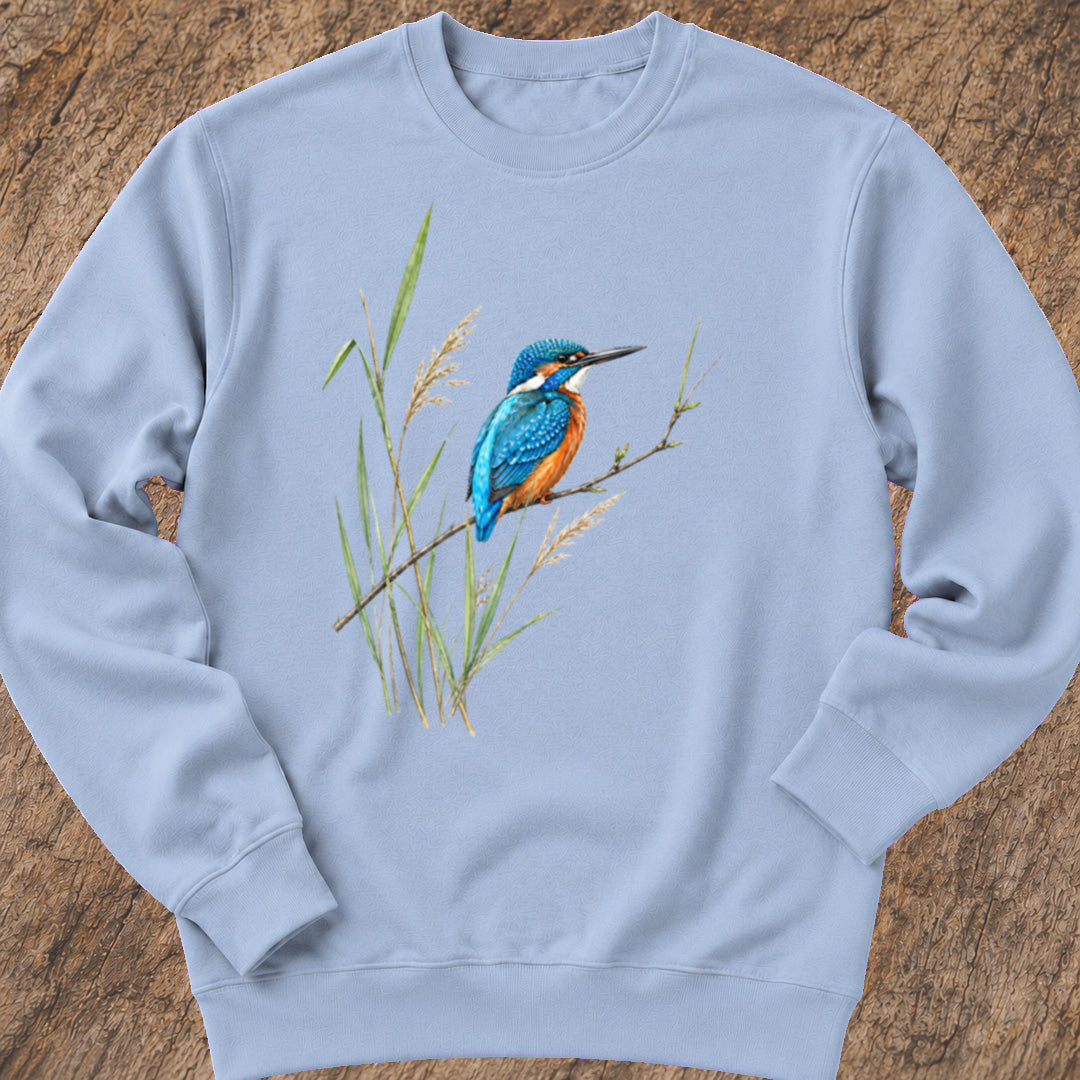 IJsvogel tussen riet Sweatshirt