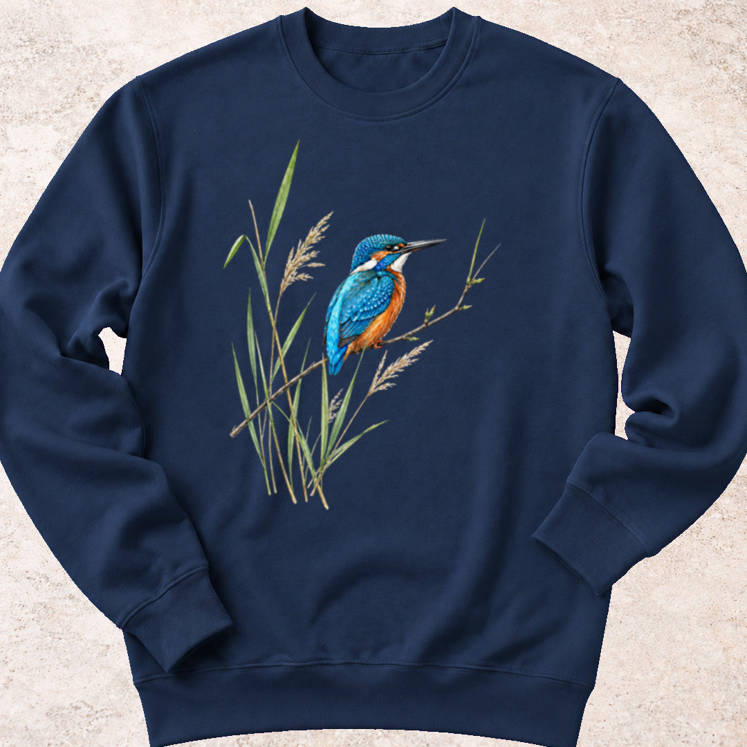 IJsvogel tussen riet Sweatshirt
