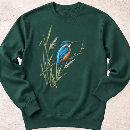 IJsvogel tussen riet Sweatshirt