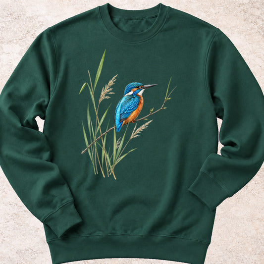 IJsvogel tussen riet Sweatshirt