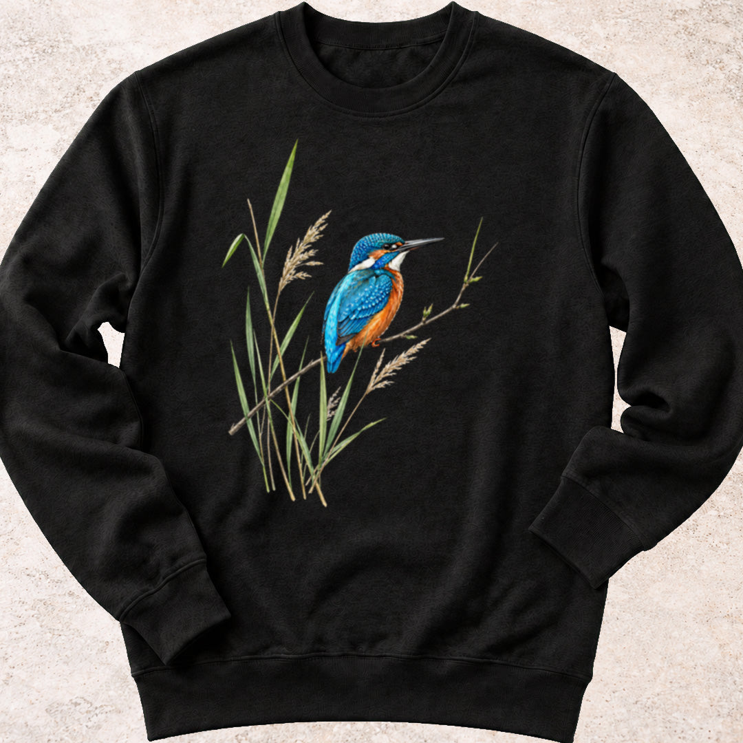 IJsvogel tussen riet Sweatshirt