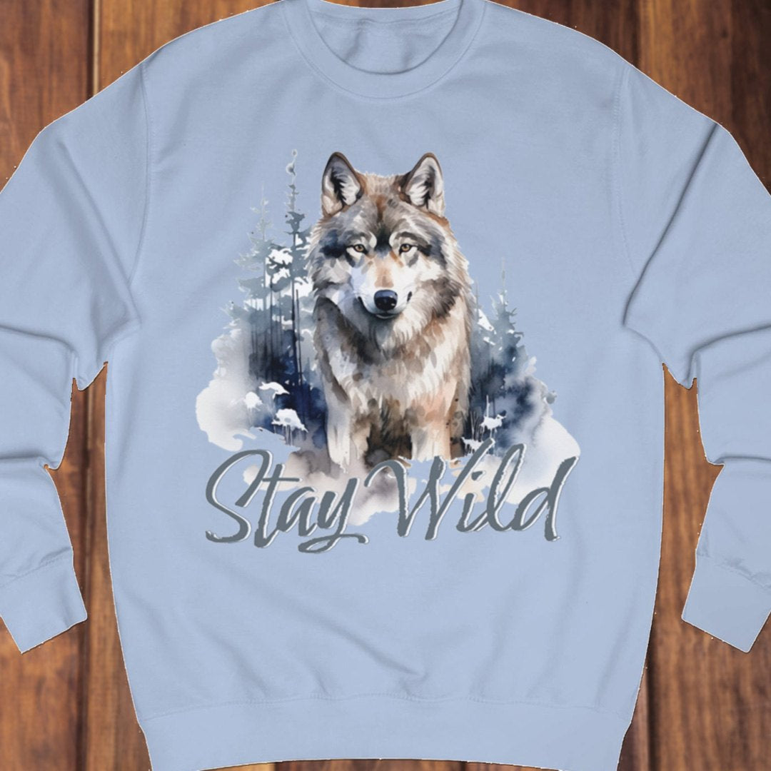 Wolf Stay Wild sweatshirt
