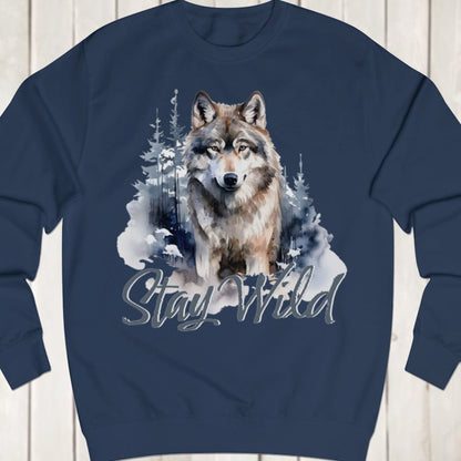 Wolf Stay Wild sweatshirt