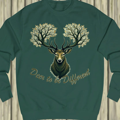 Deer to be Different sweatshirt