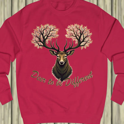Deer to be Different sweatshirt