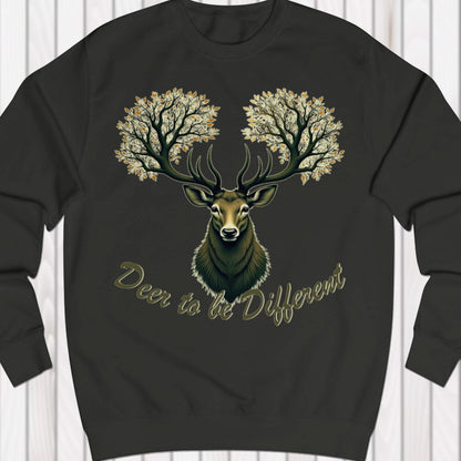 Deer to be Different sweatshirt