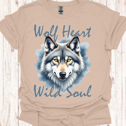 Wolf Heart Wild Soul T‑Shirt