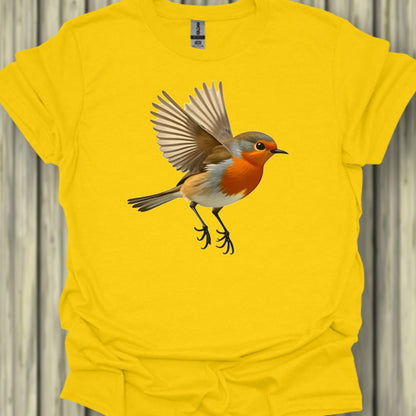 Flying robin trendy T-shirt