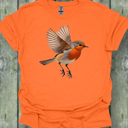 Flying robin trendy T-shirt