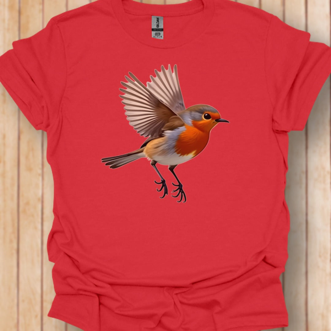 Flying robin trendy T-shirt