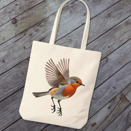 Tote Bag Vliegend Roodborstje