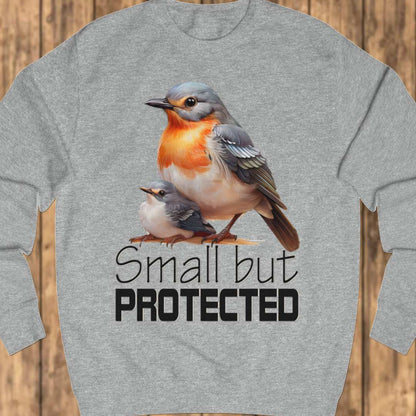 Small but Protected Roodborstje sweatshirt