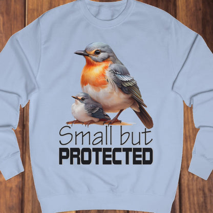 Small but Protected Roodborstje sweatshirt