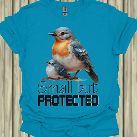 Small but Protected Roodborstje T‑Shirt
