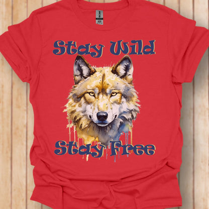 Stay Wild Stay Free T‑Shirt