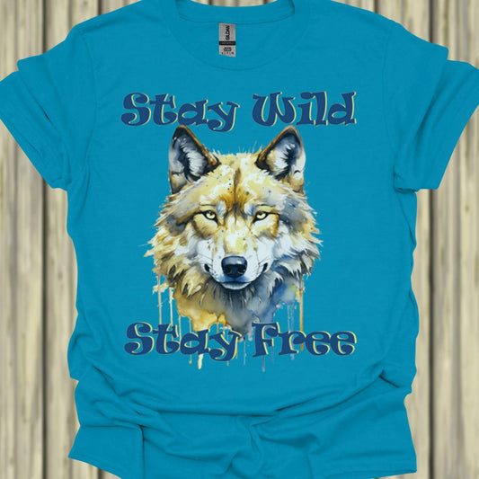 Stay Wild Stay Free T‑Shirt